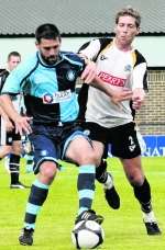 Dover midfielder Nicky Southall