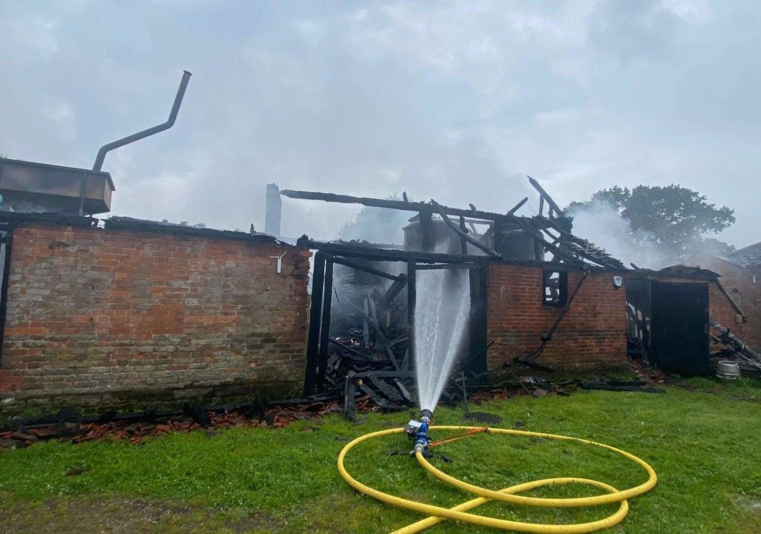 The Good Things Brewery in Tunbridge Wells burnt down after being struck by lightning