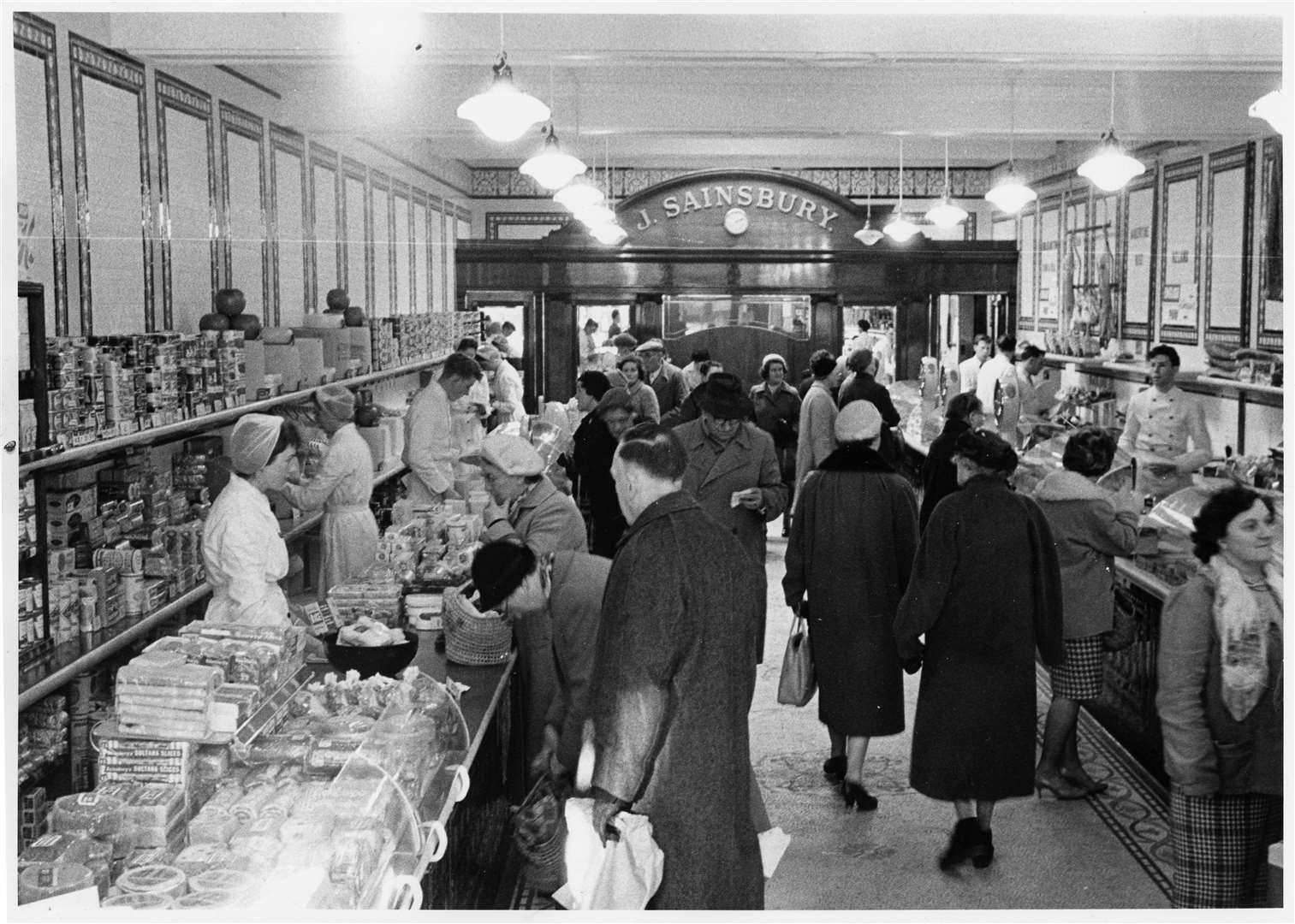 Inside the Ashford store at 18 High Street, in 1961. Picture: The Sainsbury Archive, Museum of London Docklands