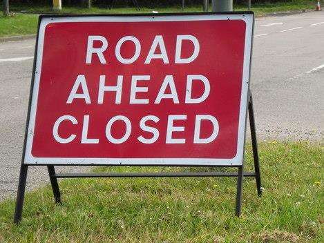 The road has been closed in both directions. Stock picture