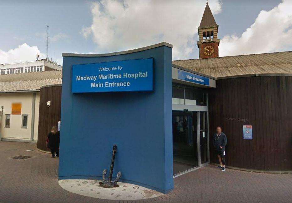 Medway Martime Hospital. Picture: Google Street View