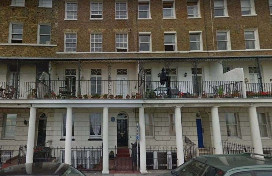 Wellington Crescent, Ramsgate, where the disgraced Met police chief is said to have fled to. Picture: Google