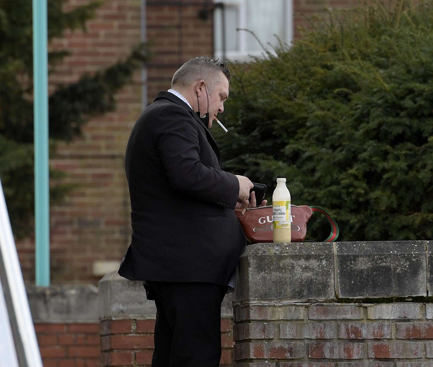 Damien Catchpole outside Canterbury Crown Court Picture: Barry Goodwin