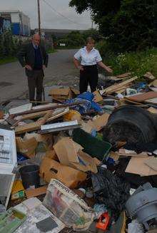 Flytipping in Sittingbourne