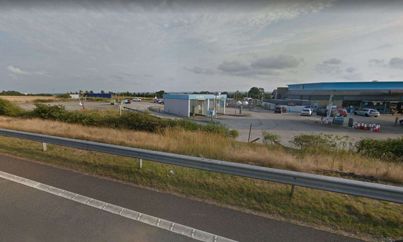 The site is located behyind the petrol station in Minster. Picture: Google Street View. (18457903)
