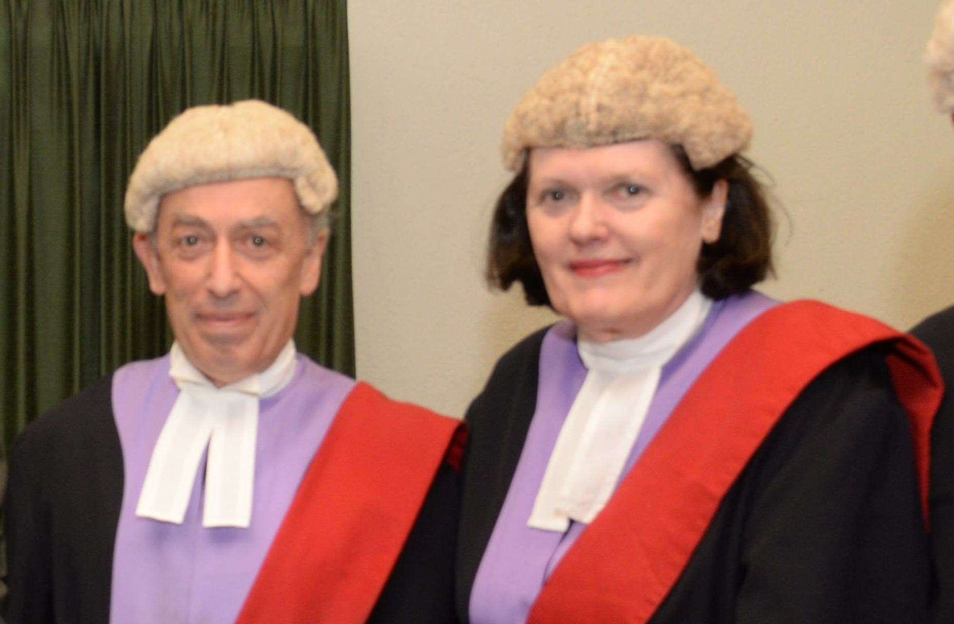 Judges Philip Statman and Adele Williams. Picture: Chris Davey