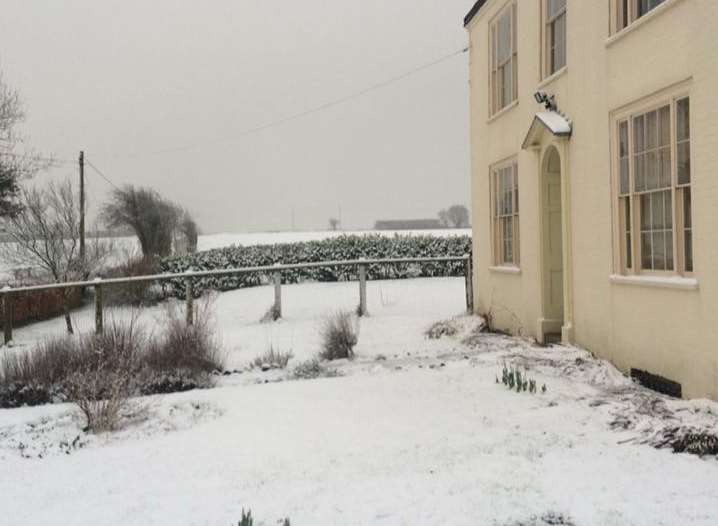 About 4cm of snow fell in Whitfield. Picture: John Sheridan