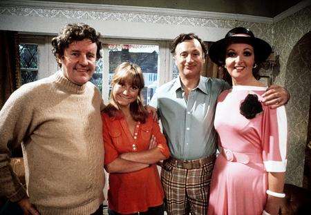 Richard Briers, Felicity Kendal, Paul Eddington and Penelope Keith in The Good Life Picture: BBC