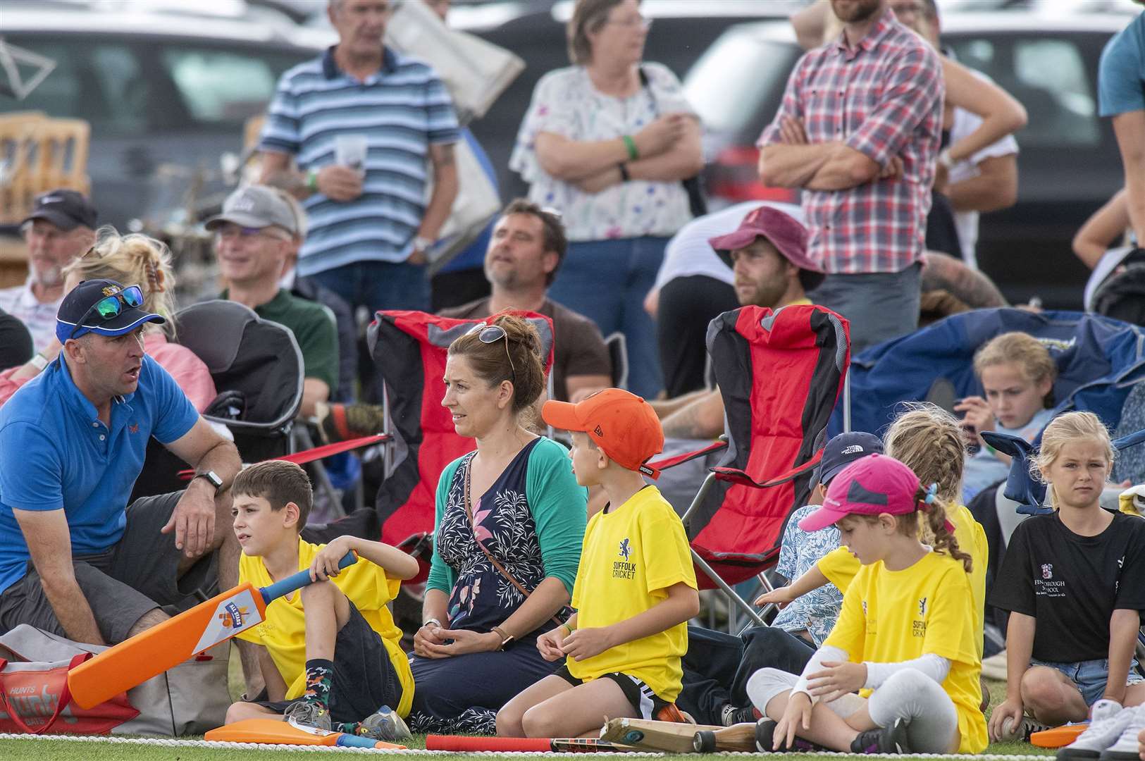 Fans watching on. Picture: Mark Westley