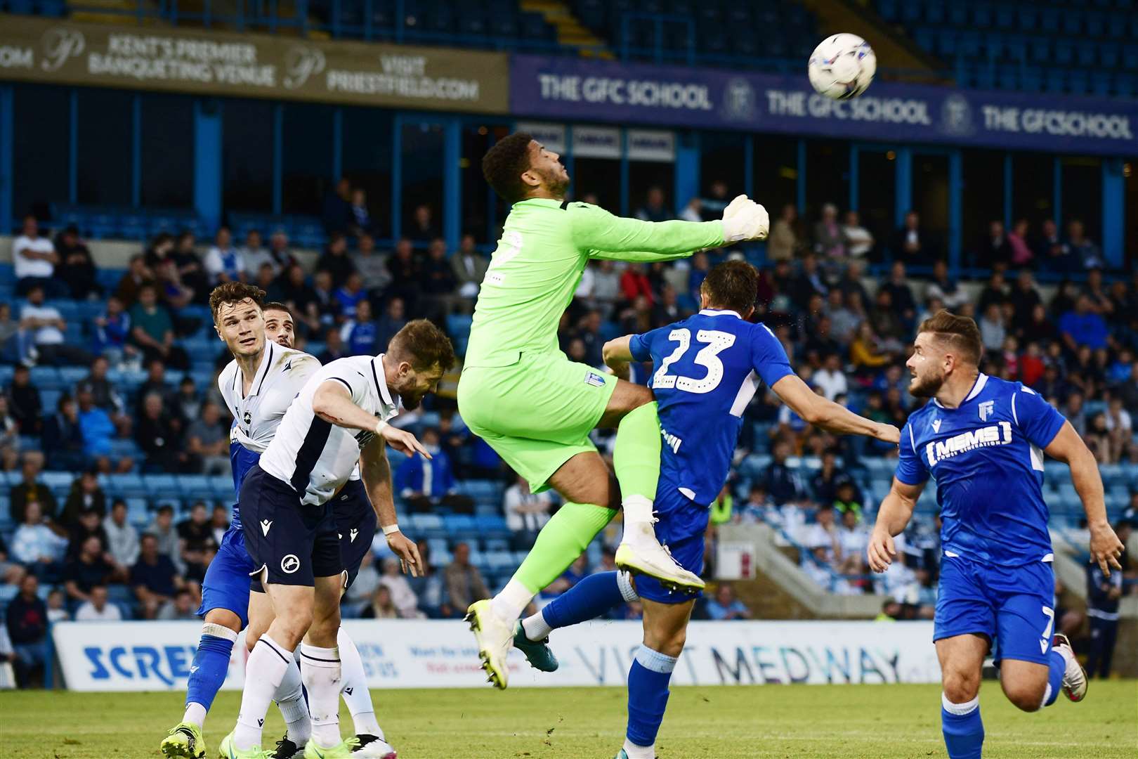 Gillingham under pressure in the second half Picture: Barry Goodwin