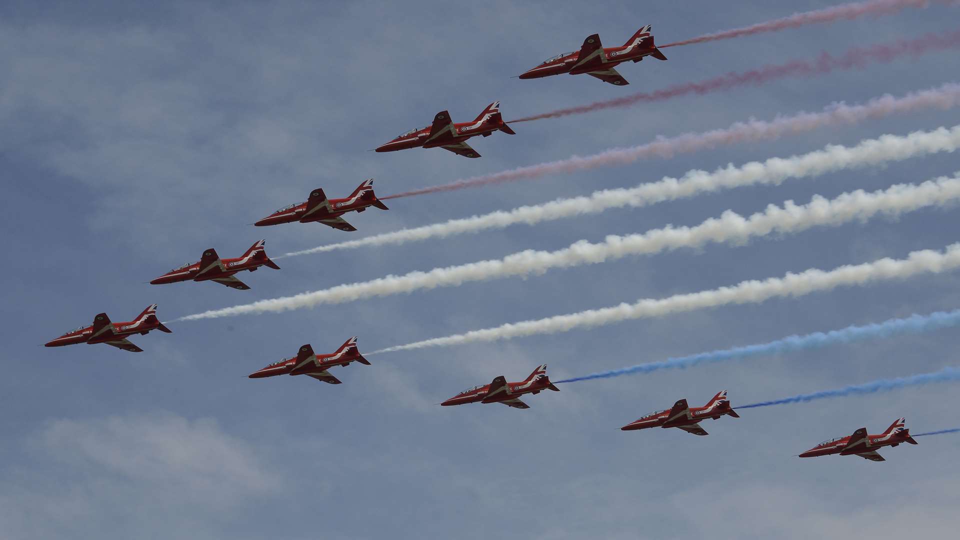 The Red Arrows opened the show last year. Picture: Paul Amos