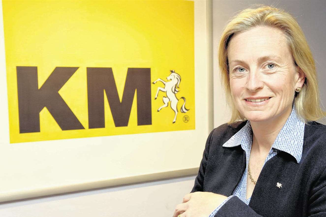 Geraldine Allinson, chairman of the KM Group