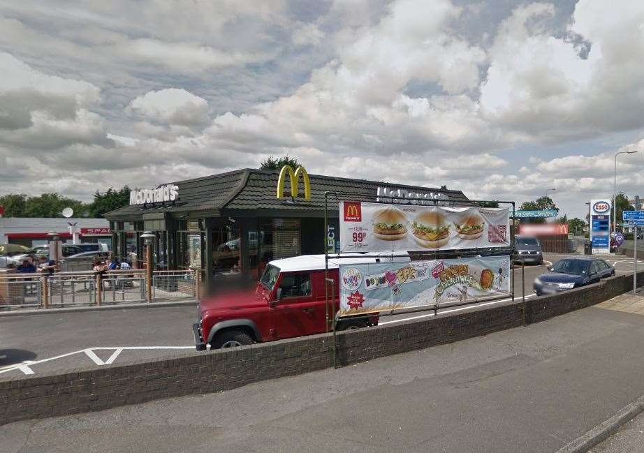 McDonald's drive thru in Whitfield