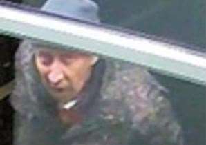 Jackson caught on CCTV during a burglary on December 6 in Folkestone