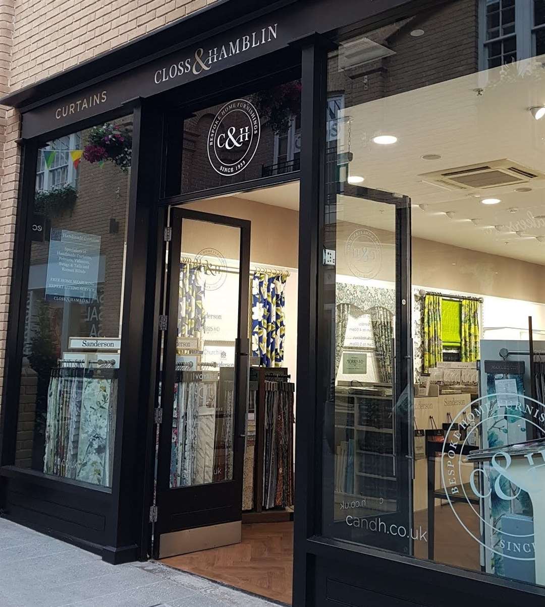 The new, smaller Closs and Hamblin store in the Marlowe Arcade, Canterbury