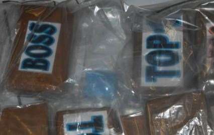 The packages the drugs were in. Picture:National Crime Agency