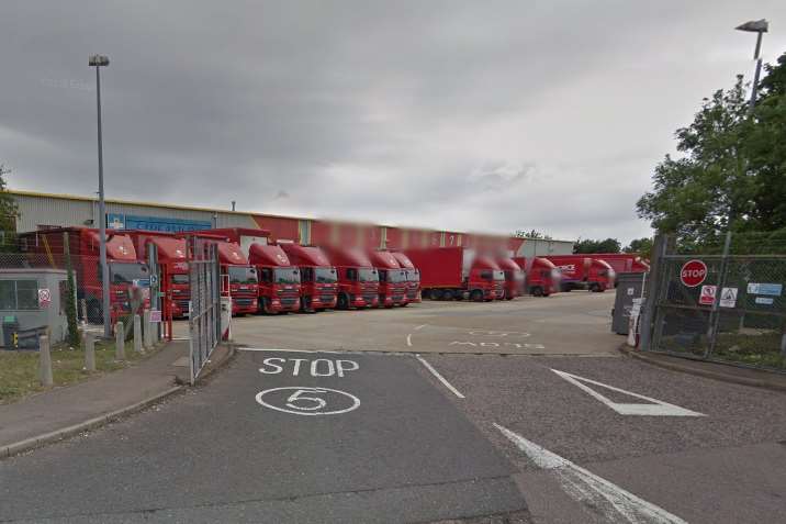The Royal Mail bundling warehouse in Maidstone Road, Rochester. Picture: Google Street View