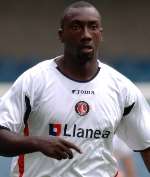 PLUS POINT: Hasselbaink netted his second goal for Charlton