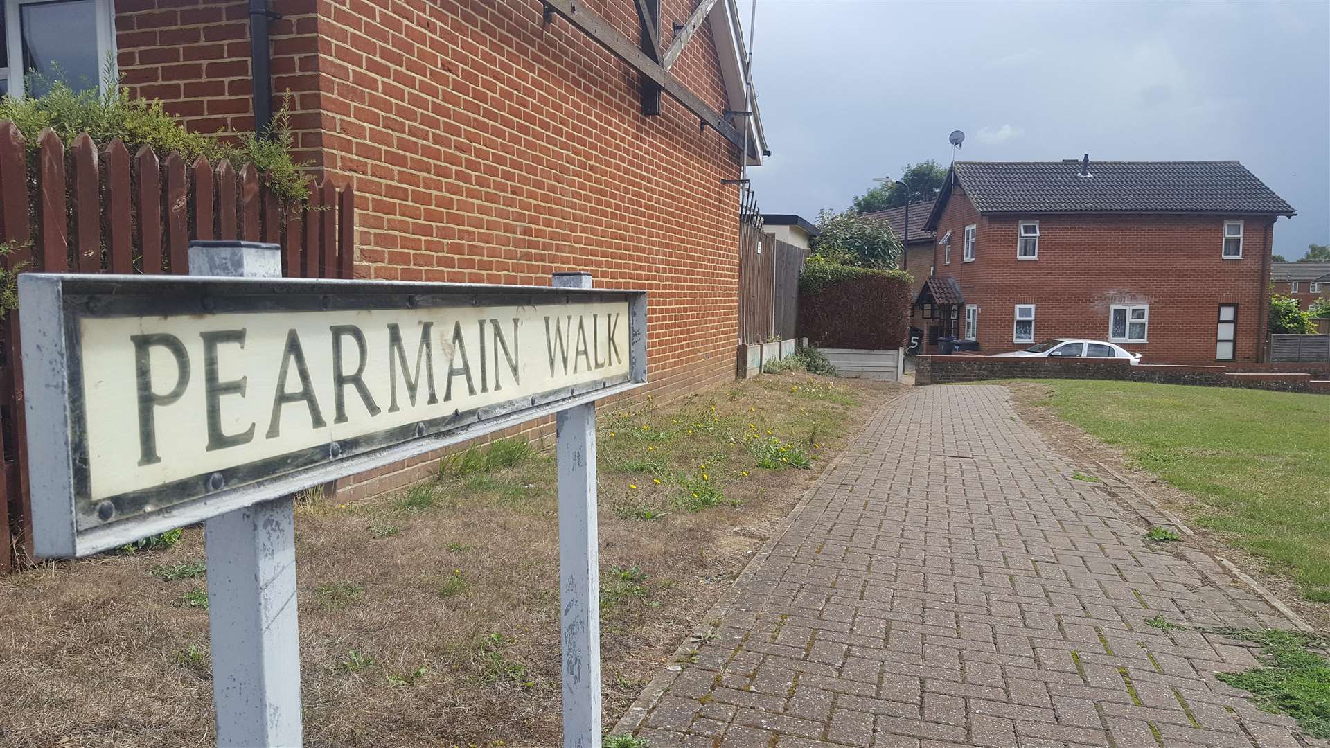 The armed raid happened in Pearmain Walk, Canterbury