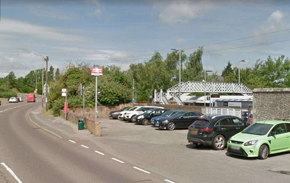 A man in his 30s was seriously injured after a collision in Station Road, Aylesford. Picture: Google