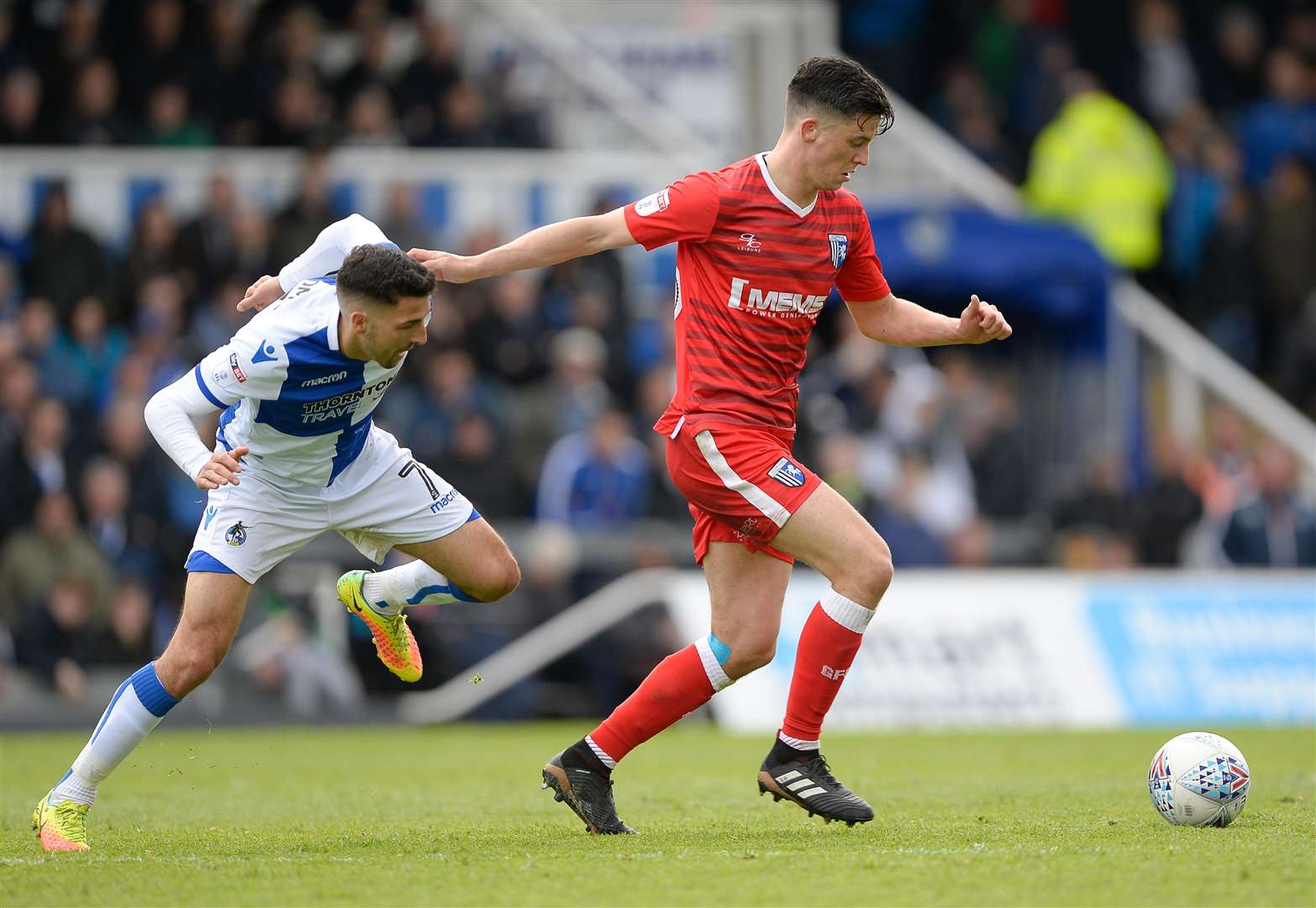 Callum Reilly won't be rushed into a decision over a new deal at Gillingham Picture: Ady Kerry
