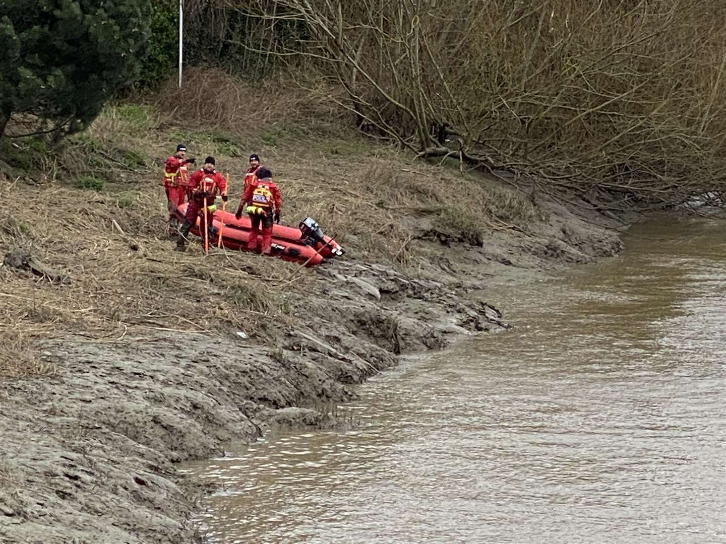 Search and Rescue have been dragging the river