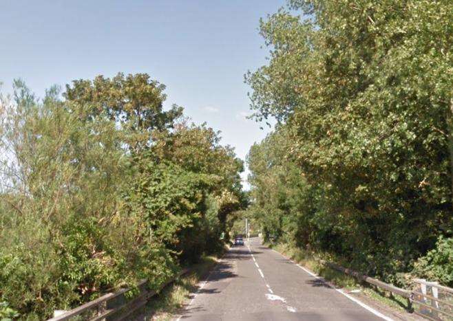 The crash happened on the A28 Island Road at Sarre