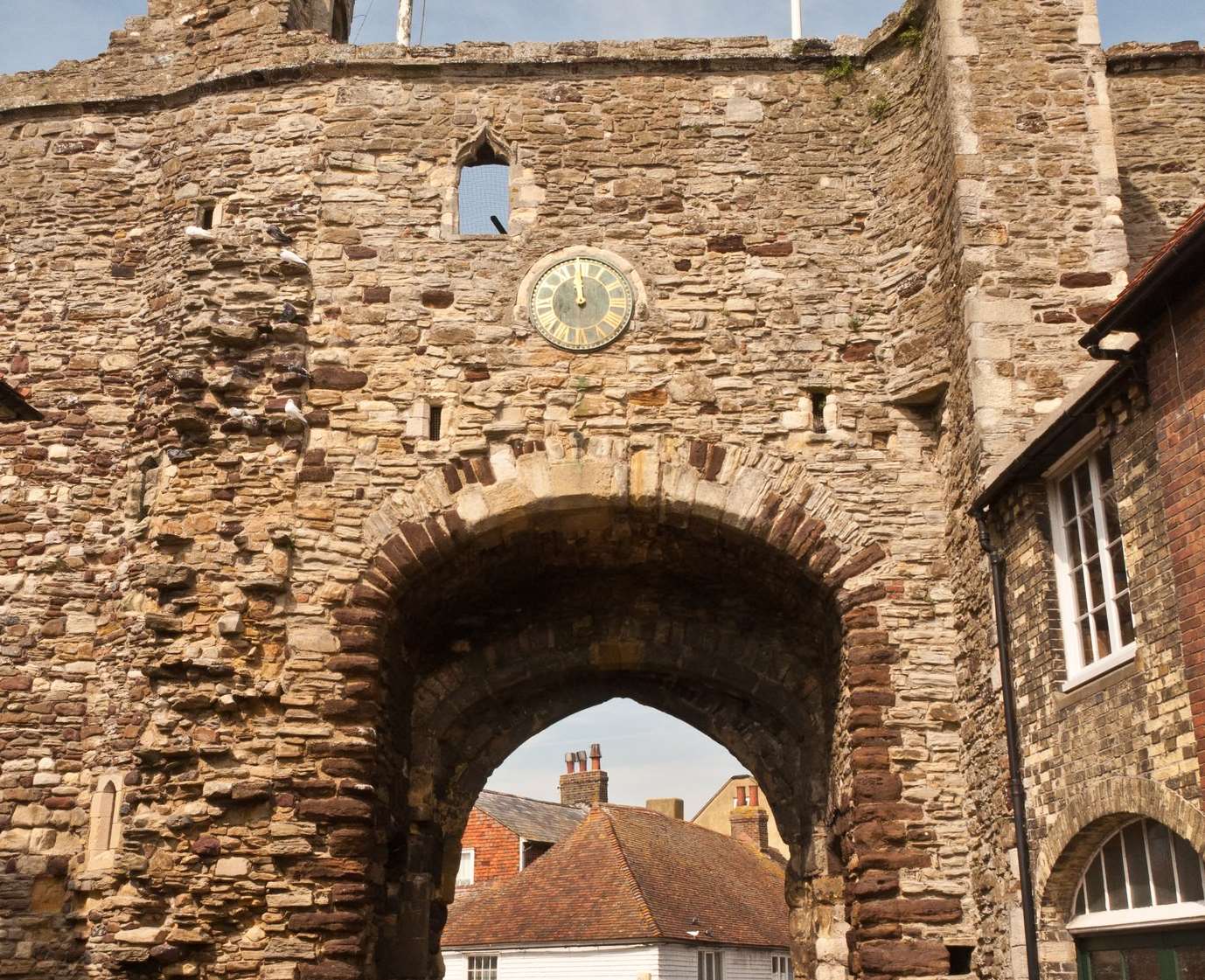 Rye's walled city town gate