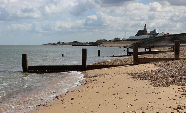 Sheerness beach on the Isle of Sheppey