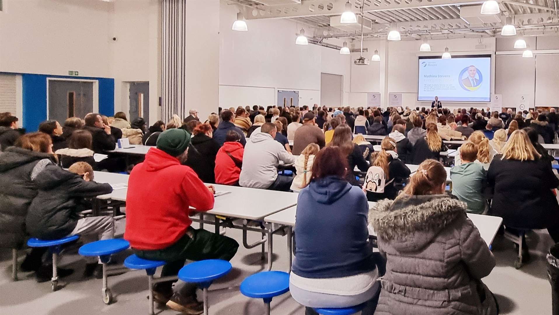 Hundreds of parents attended an information event earlier this week. Picture: Leigh Academies Trust