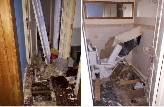 The premises was broken into and trashed back in 2017. Picture: Iceni Projects