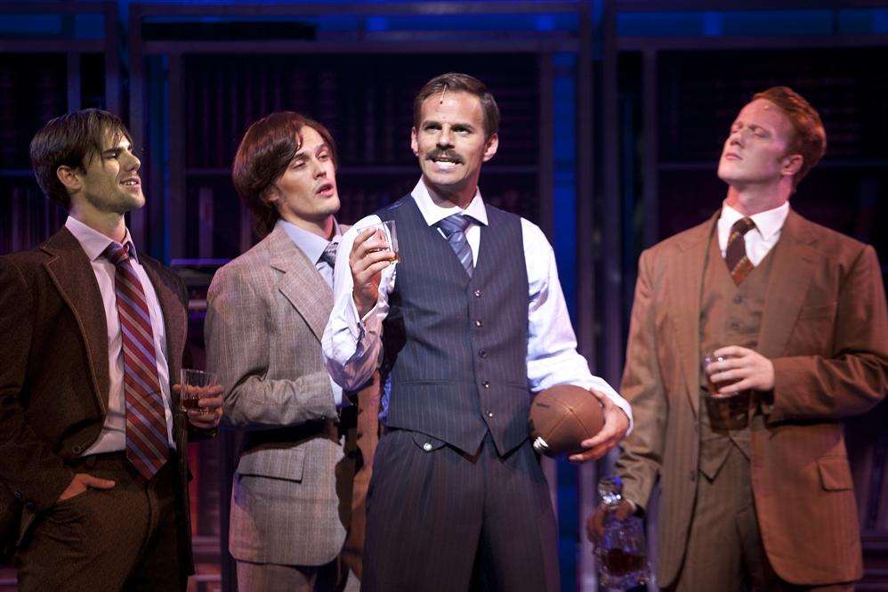 Ben Richards and cast of 9 To 5 The Musical