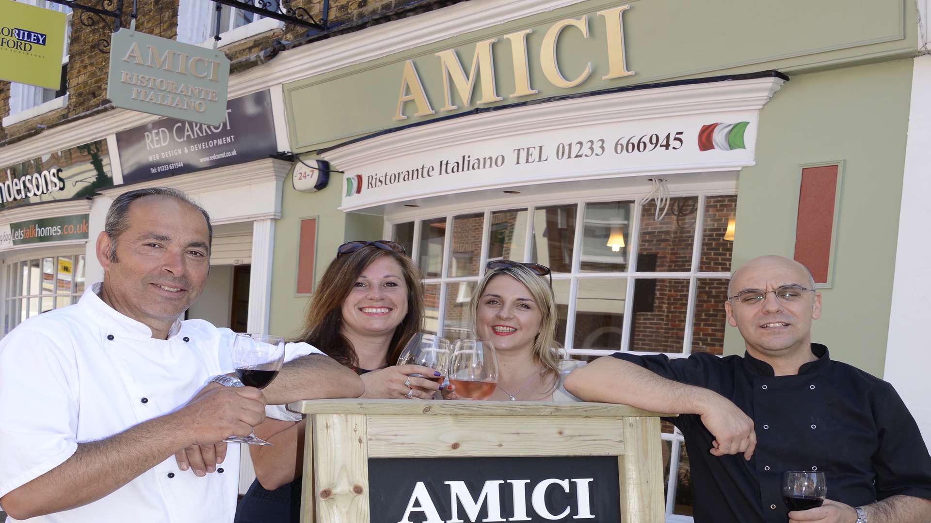 Amici, in Ashford's North Street