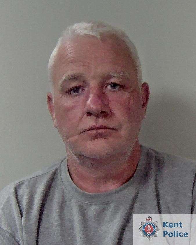 Michael Quilligan was jailed for 25 months after tearing open his wife's mouth with his fingers. Picture: Kent Police