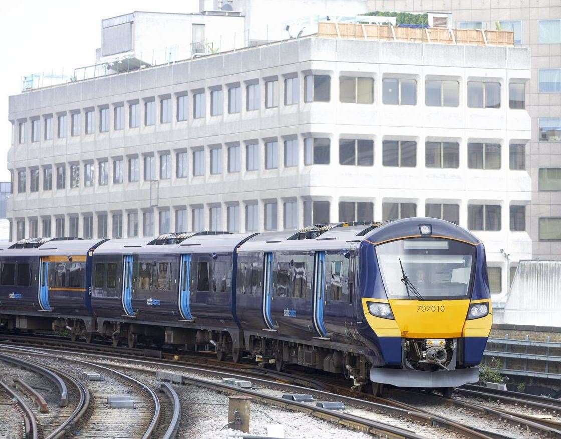 A person has been hit by a train on a line between Kent and the capital. Stock picture: Southeastern
