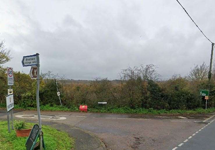 The land known as Two Fields to the south of the A28 Island Road on the edge of Sturry and Westbere has been turned down for village green status. Picture: Google