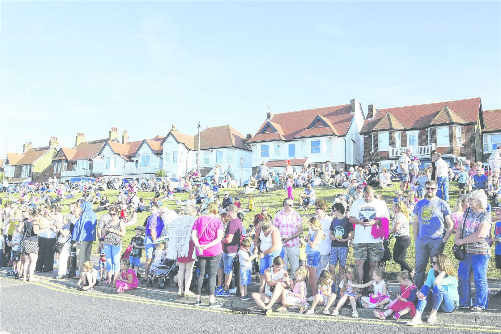 Scores of people lined the route for the Herne Bay Carnival in 2016