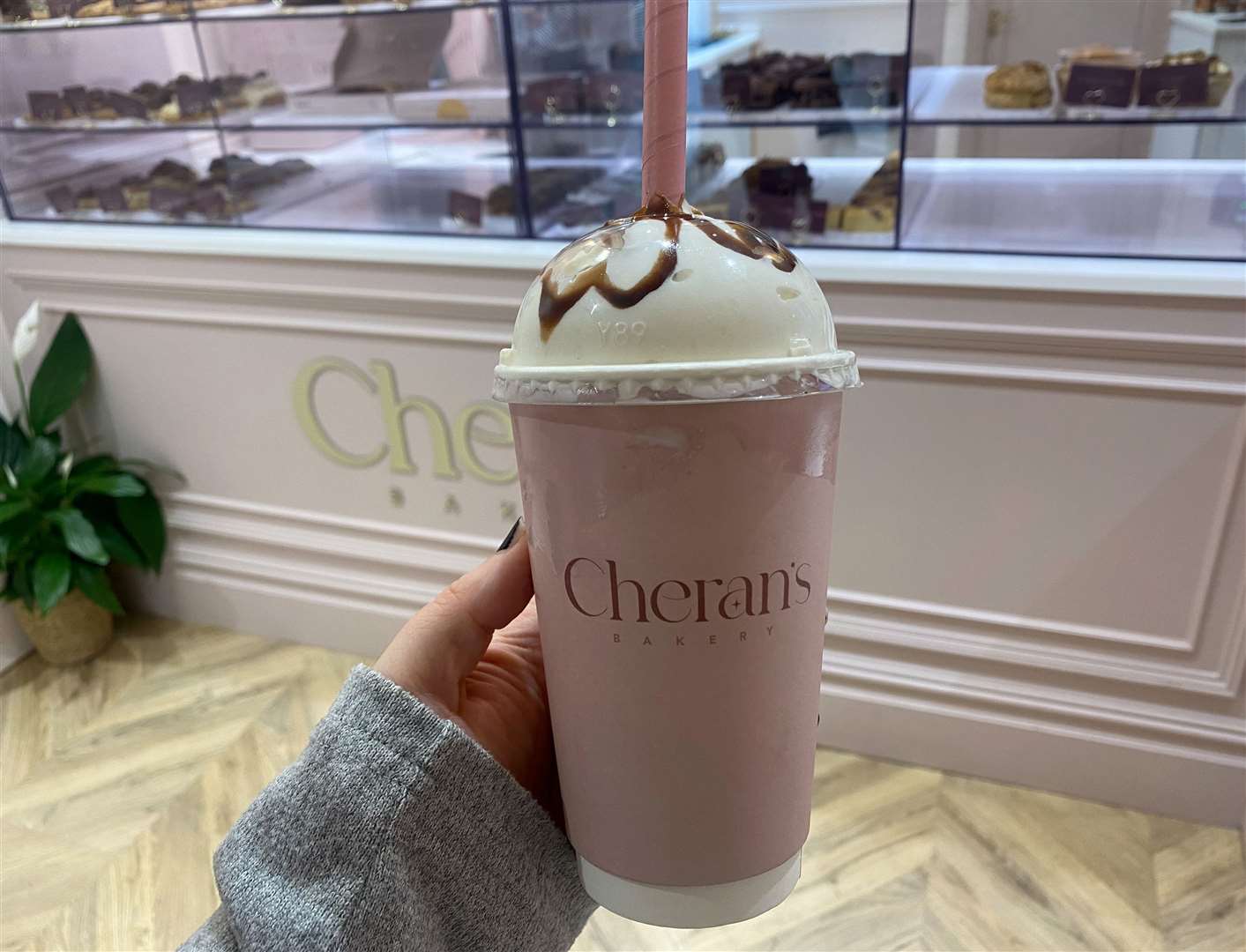 I can never resist a custom milkshake and this was one of the tastiest I’ve tried. Picture: Sam Lawrie