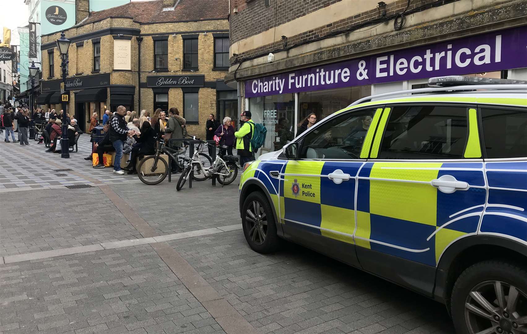The Mall, Maidstone has been evacuated, police are at the scene