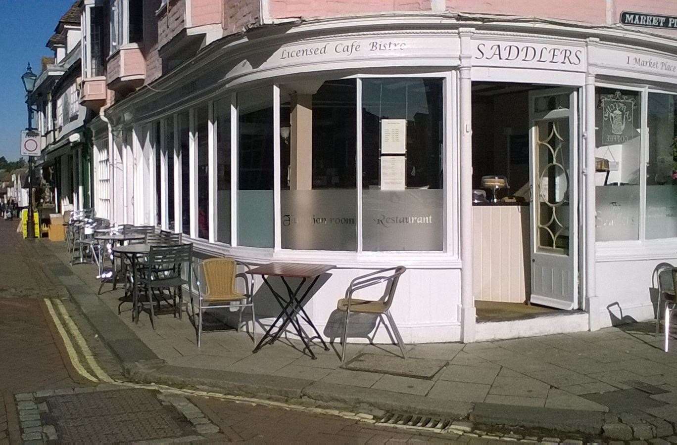 An image of the former Saddlers coffee shop, Faversham