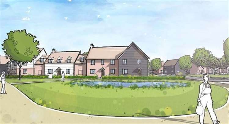 Plans for 135 homes at Pond Farm in Newington have been approved. Picture: Gladmans