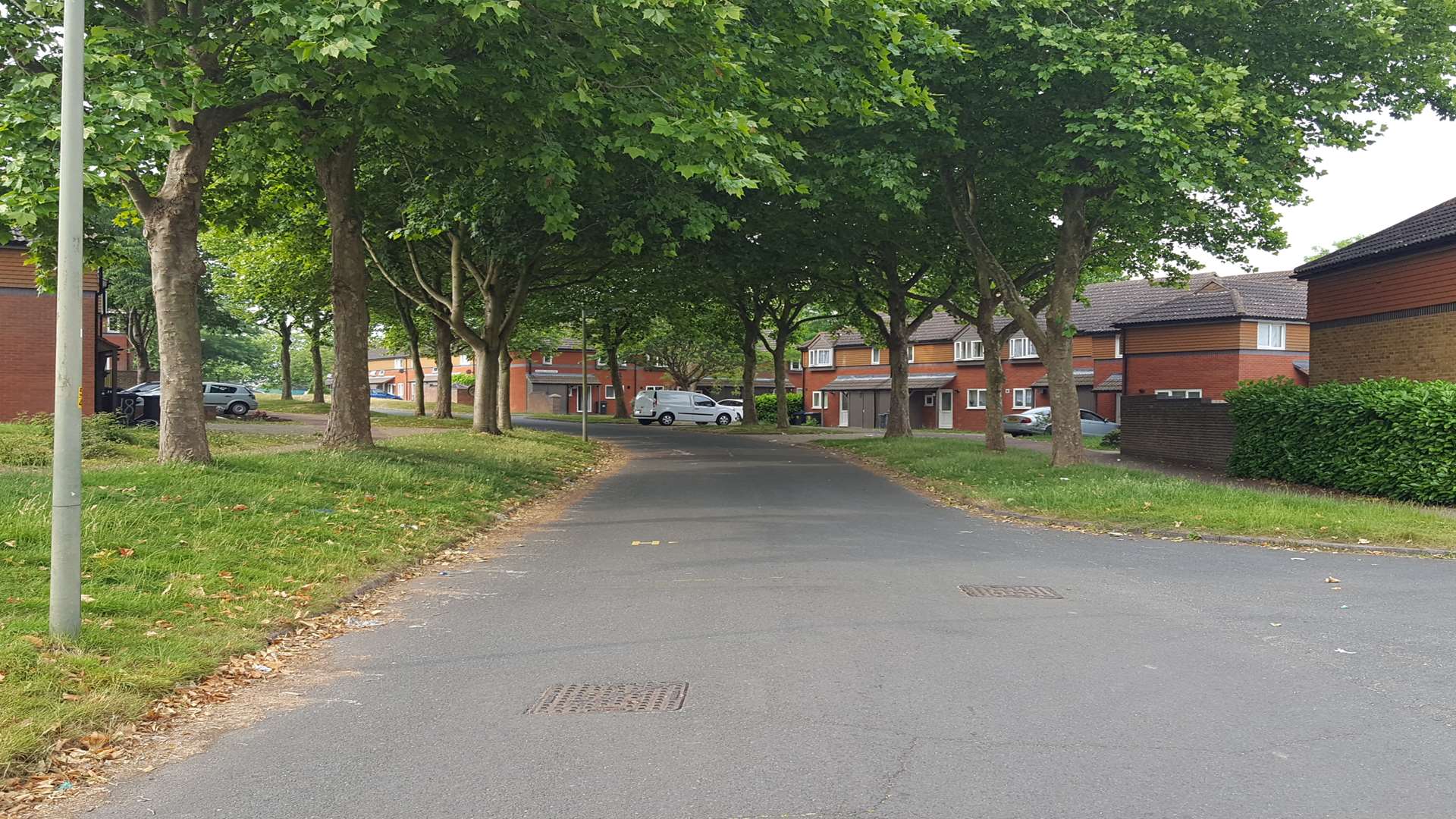 The incident happened in St Julien Avenue, Canterbury