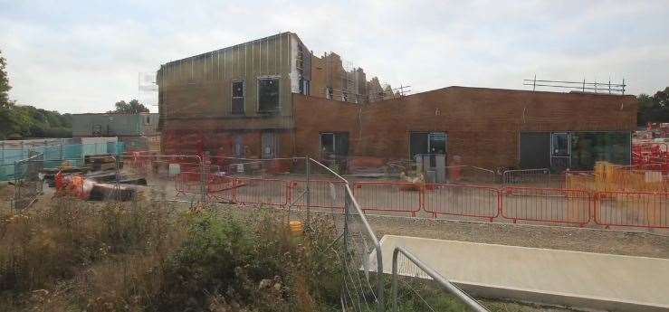Work on the Edenbridge Memorial Health Centre is almost complete