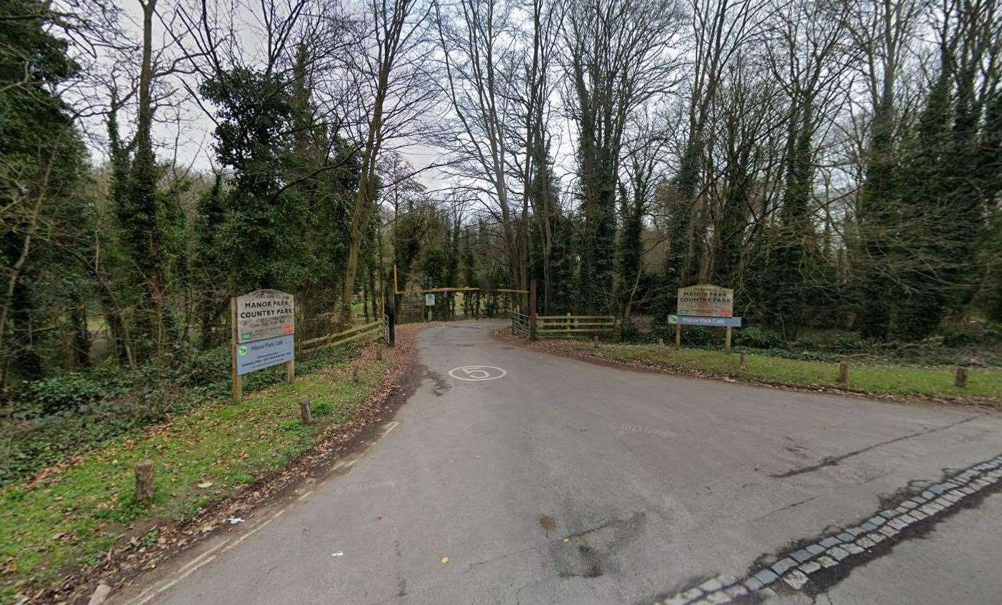 Manor Park Country Park in St Leonards Street, West Malling. Picture: Google Maps
