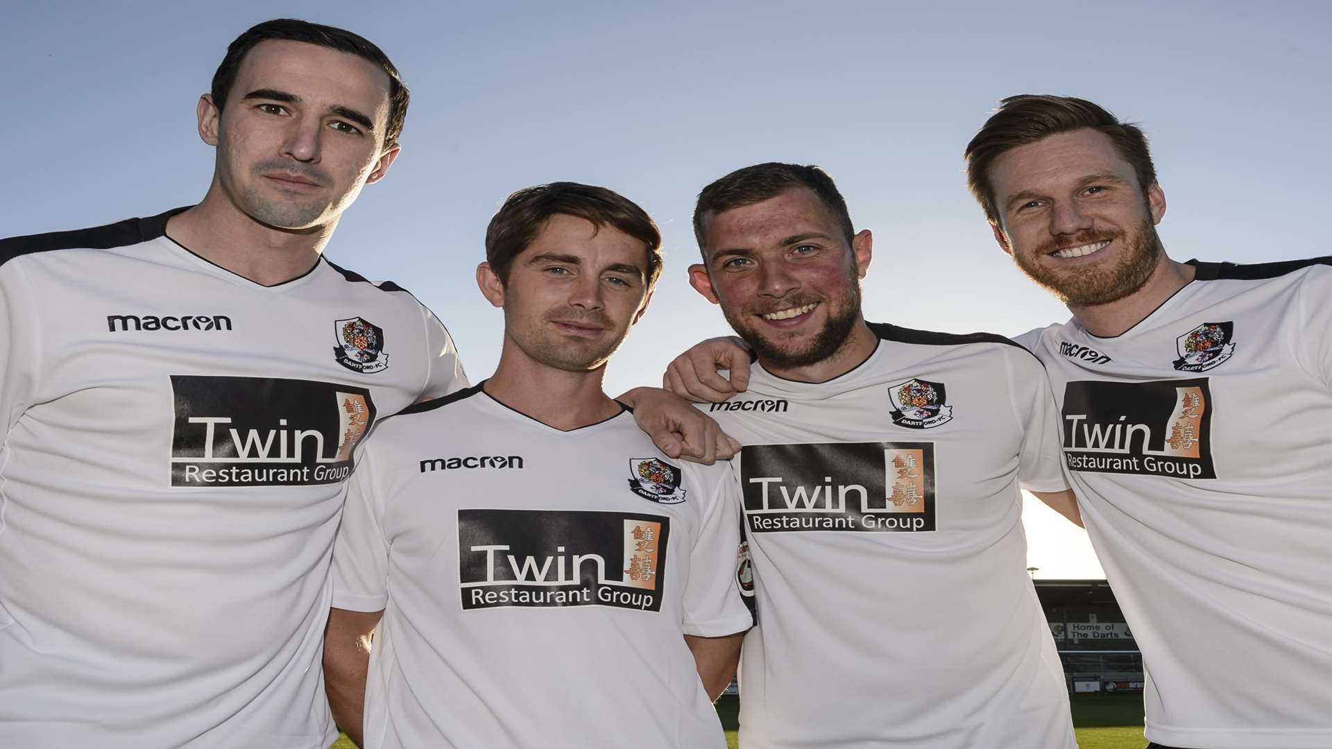 The core: Danny Harris, Lee Noble, Ryan Hayes and Elliot Bradbrook Picture: Andy Payton