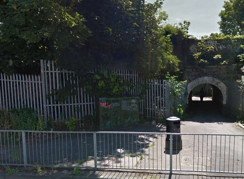 The pensioner was mugged in the underpass between Raphael Road and Prospect Grove