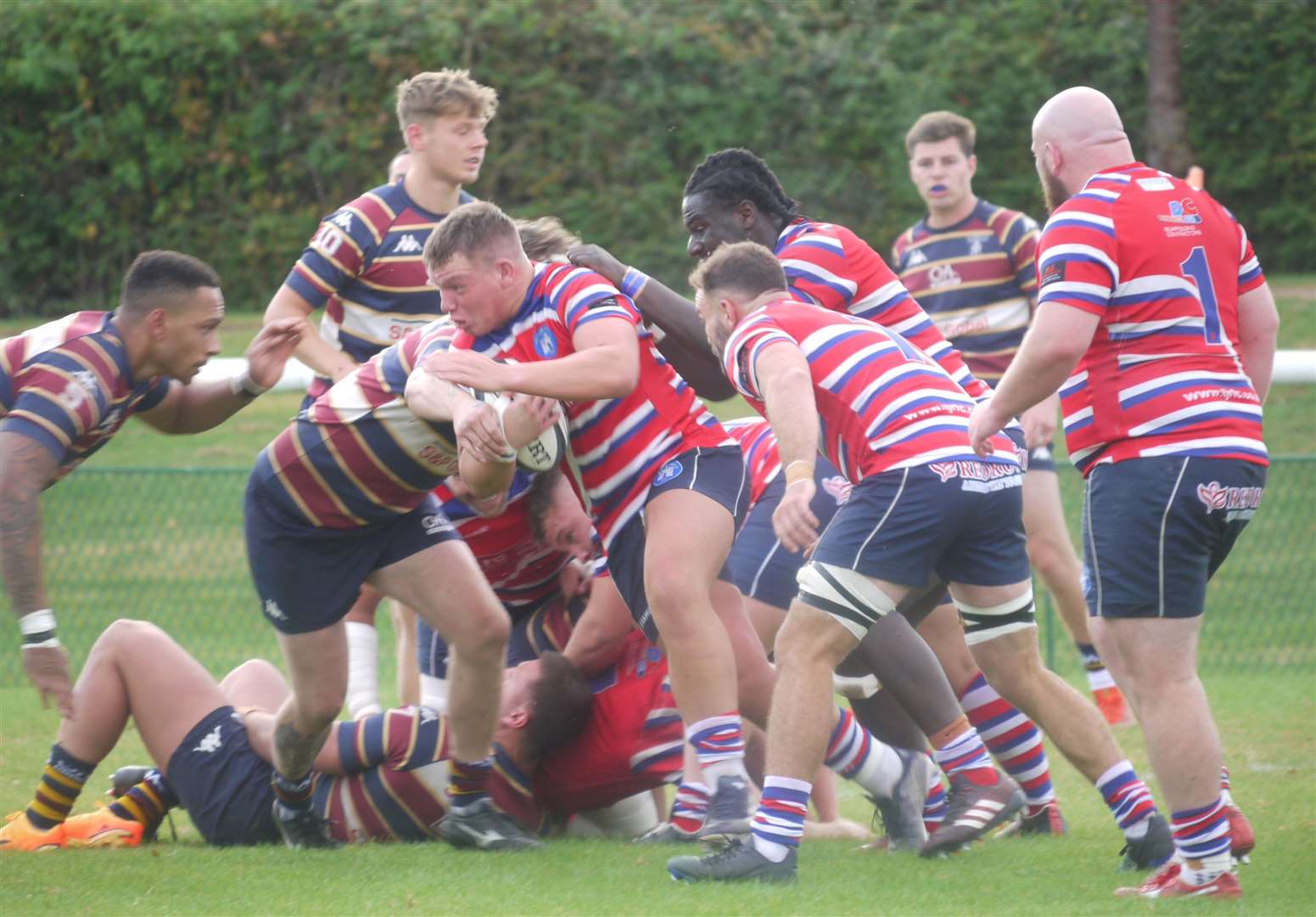 Tonbridge Juddians' Will Holling scored two tries in the win against Old Albanians. Picture: Adam Hookway