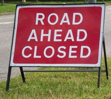 The road will be closed for 10 days from today