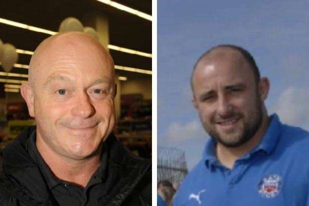 Actor Ross Kemp (left) and former England international David Flatman have both played for Maidstone