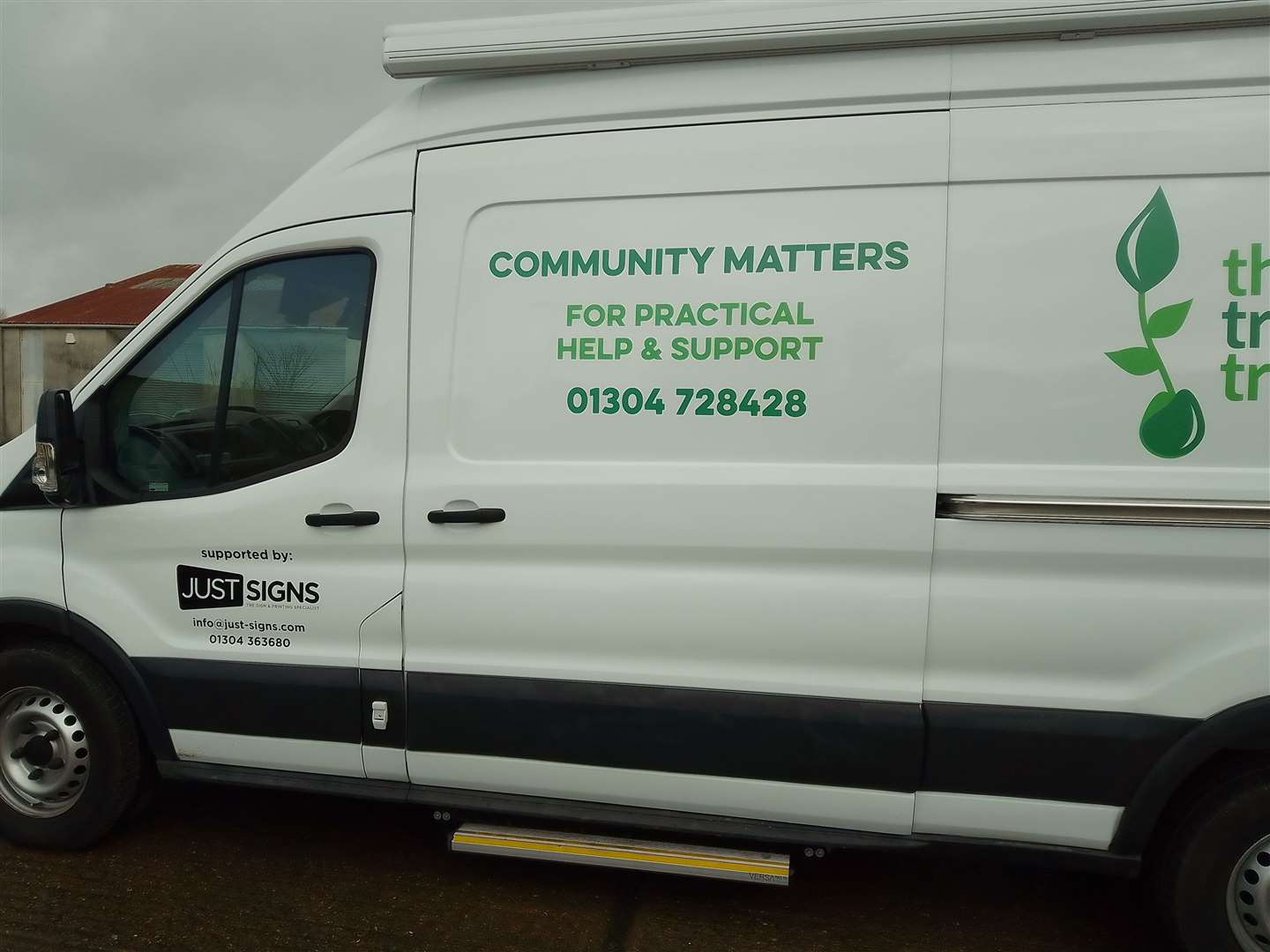 The new Community Matters van belonging to Deal Area Foodbank launches on March 1